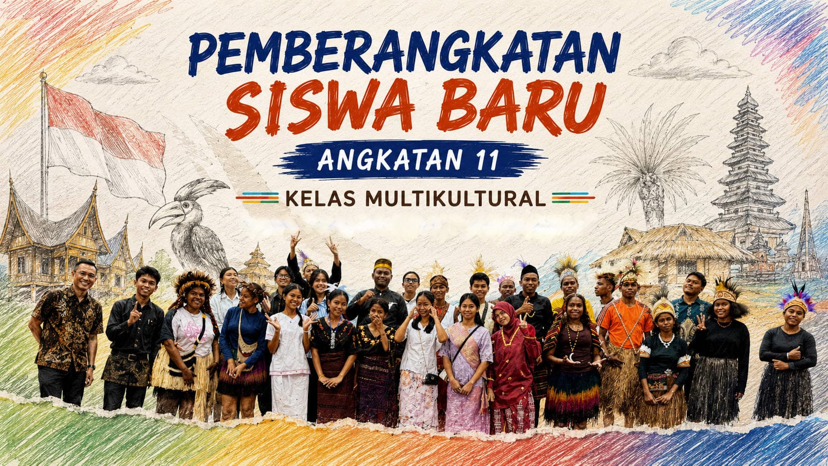 Pemberangkatan Siswa Angkatan 11 Program Kelas Multikultural